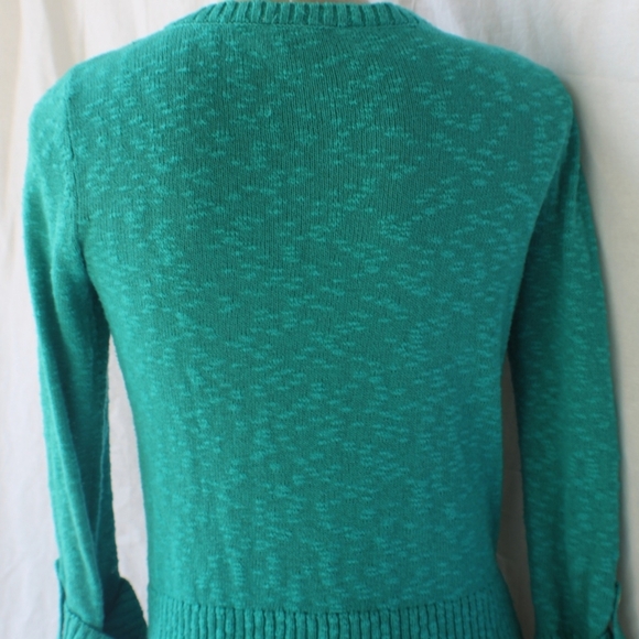 Jones New York Cardigan Teal Small under 30 - Picture 4 of 5